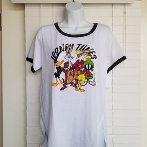 Nwt Women's Looney Tunes Tee Size Large Original